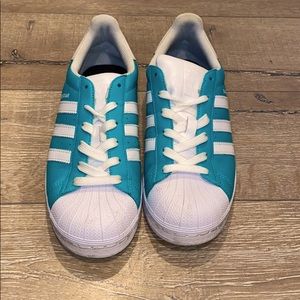 Custom turquoise ADIDAS